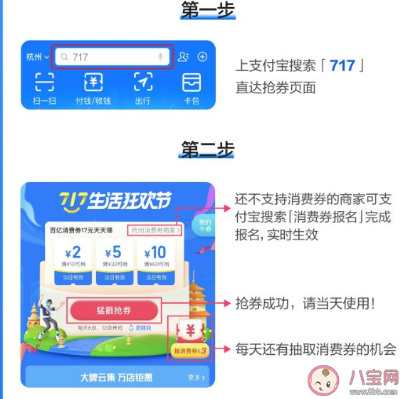 支付寶717消費券在哪領 717消費券領取入口