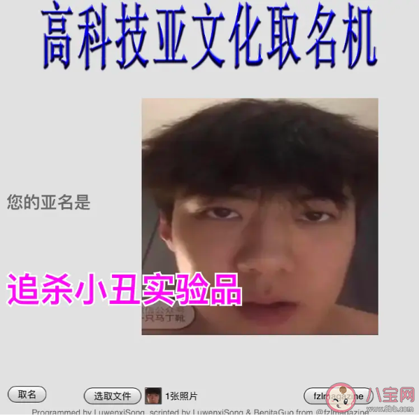 高科技亞文化取名機是什么意思 高科技亞文化取名機網址怎么弄