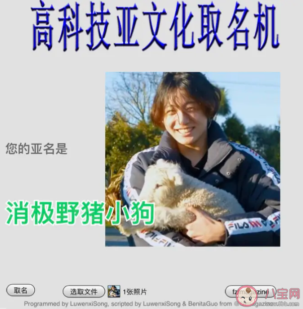 高科技亞文化取名機是什么意思 高科技亞文化取名機網址怎么弄