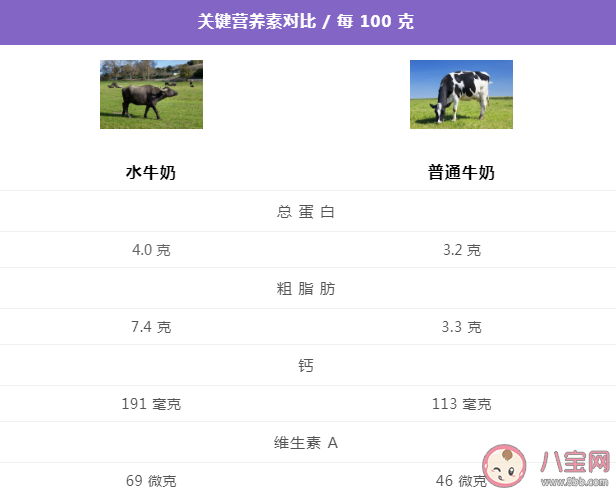 水牛奶和普通牛奶營養有什么不一樣 水牛奶值得買嗎