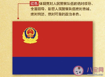 中國人民警察警旗是什么樣的 警旗的設(shè)計(jì)理念是什么