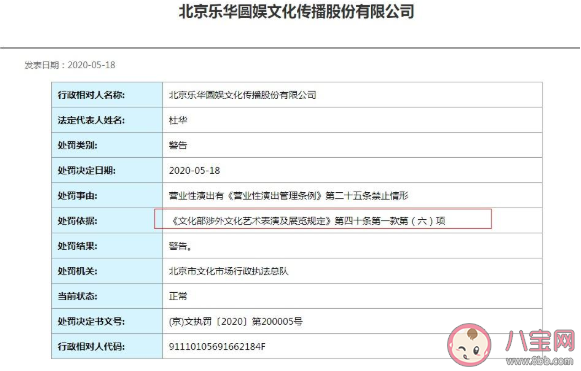 樂華娛樂被處罰的原因是什么 樂華娛樂的老板是杜華嗎 樂華娛樂被處罰的原因是什么 樂華娛樂的老板是杜華嗎