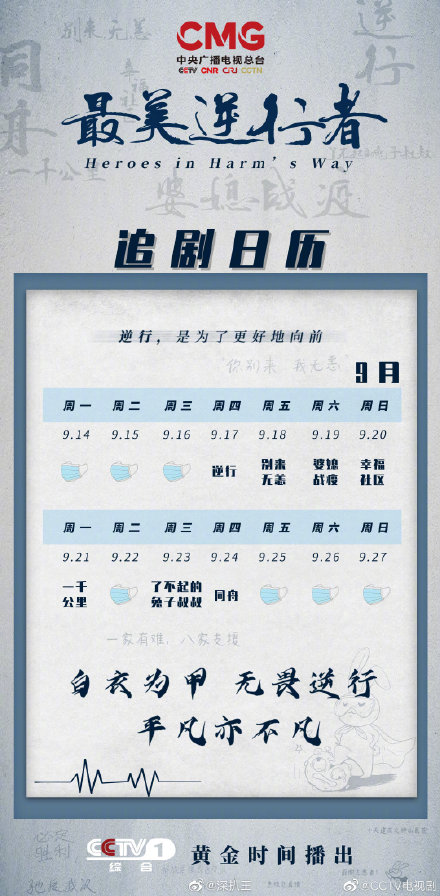 《最美逆行者》追劇日歷 最美逆行者更新時間表 《最美逆行者》追劇日歷 最美逆行者更新時間表