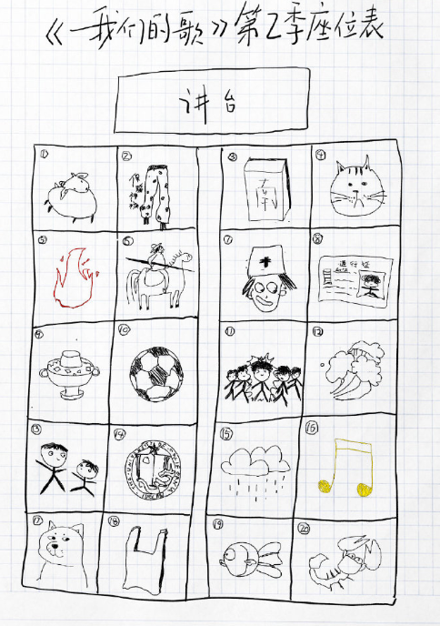 我們的歌第二季座位表答案 我們的歌第二季有哪些嘉賓