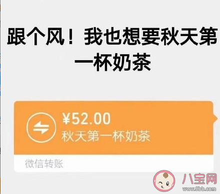 秋天的第一杯奶茶是什么梗 秋天的第一杯奶茶梗知識科普