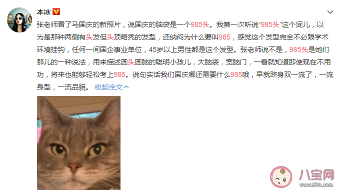 985頭梗是什么意思 985頭是指什么