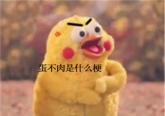 蛋不肉是什么意思 蛋不肉是什么梗