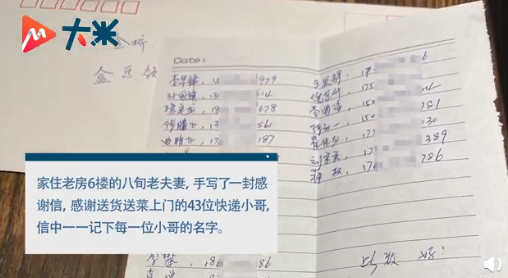 老人記下43位外賣小哥名字怎么回事 當(dāng)代人都離不開(kāi)外賣小哥 老人記下43位外賣小哥名字怎么回事 當(dāng)代人都離不開(kāi)外賣小哥