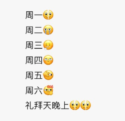 怎么用微信新表情形容一周 微信新表情的正確打開方式 怎么用微信新表情形容一周 微信新表情的正確打開方式