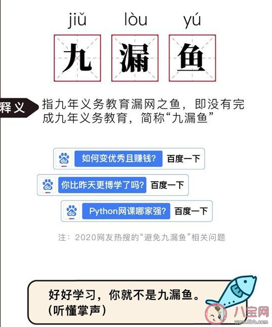 九漏魚是什么意思 九漏魚是什么梗