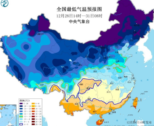 哪些地區將降溫16度 12月寒潮會影響哪些地區 哪些地區將降溫16度 12月寒潮會影響哪些地區