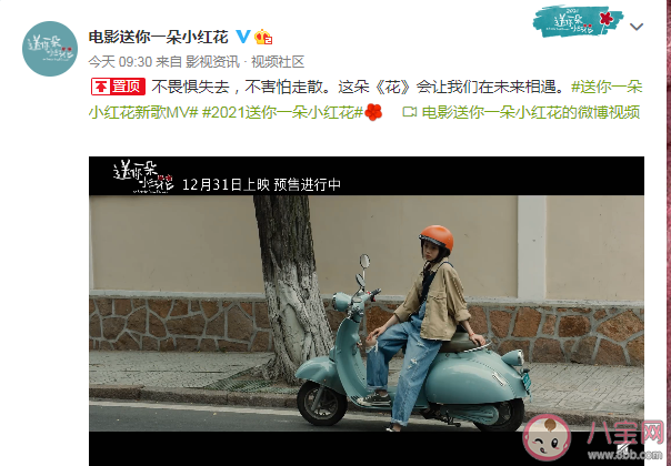 電影送你一朵小紅花新歌《花》表達了什么 《花》完整版歌詞內容