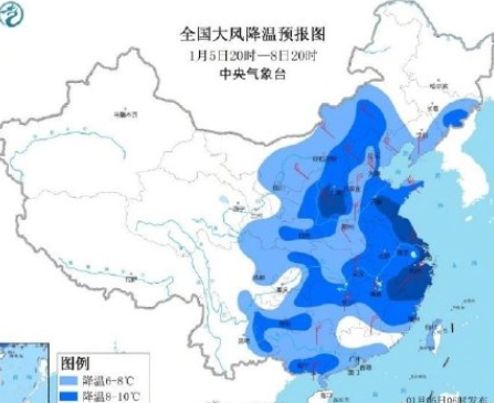 2021首個寒潮何時到來 寒潮將影響哪些地區