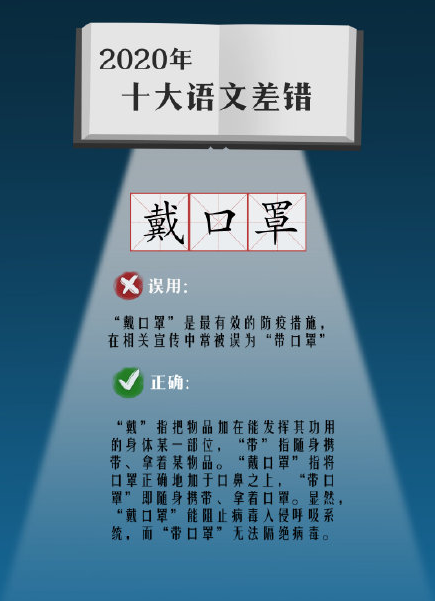 2020十大語文差錯是什么 十大語文差錯主要內容解析