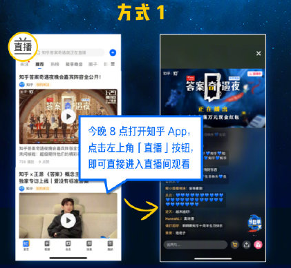 知乎答案奇遇夜晚會節目單 知乎晚會在哪看