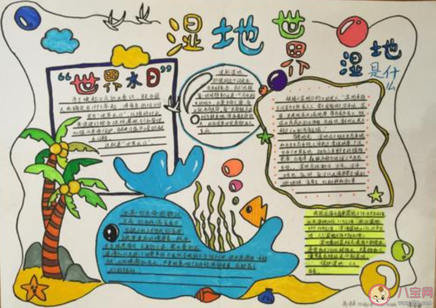 2021世界濕地日手抄報圖片內(nèi)容 2021世界濕地日手抄報文字素材