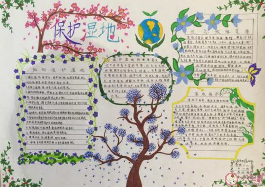 2021世界濕地日手抄報圖片內(nèi)容 2021世界濕地日手抄報文字素材