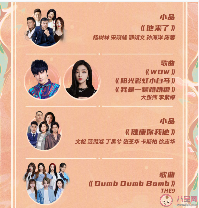 東方衛視春晚節目單 全明星陣容海報大大全 東方衛視春晚節目單 全明星陣容海報大大全