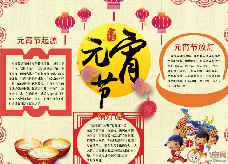 2021元宵節(jié)手抄報圖片文字內(nèi)容 2021元宵節(jié)手抄報好看模板圖片