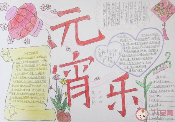 2021元宵節(jié)手抄報圖片文字內(nèi)容 2021元宵節(jié)手抄報好看模板圖片