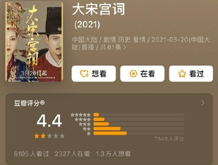 大宋宮詞評分暴跌是怎么回事 大宋宮詞評分低的原因