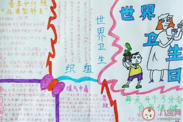 2021世界衛(wèi)生日手抄報圖片簡單內(nèi)容 2021世界衛(wèi)生日有意義手抄報模板