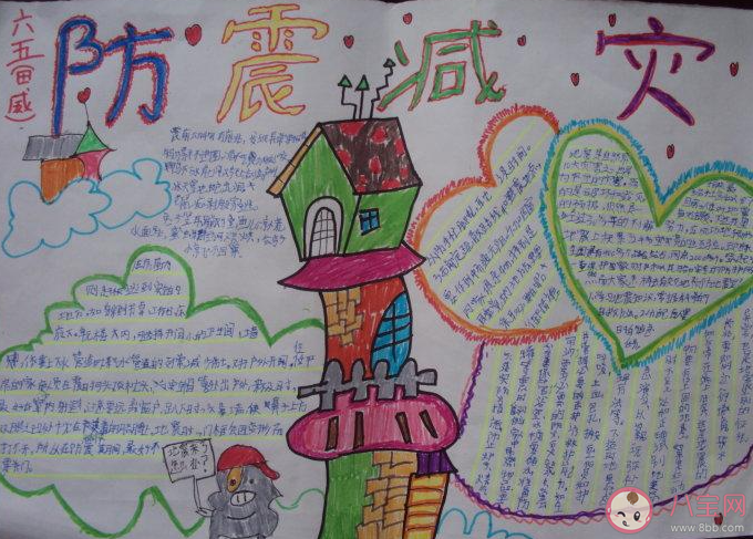 汶川地震紀念日手抄報圖片內容 512紀念汶川地震的手抄報模板