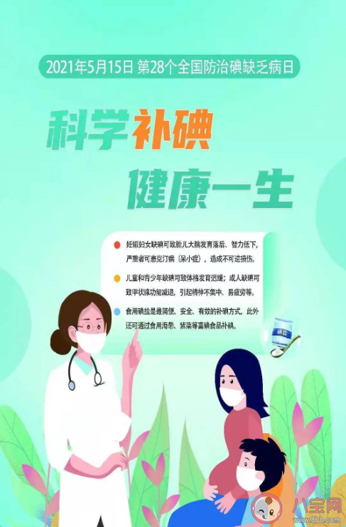 2021全國防治碘缺乏病日主題是什么 哪些人群最容易缺碘