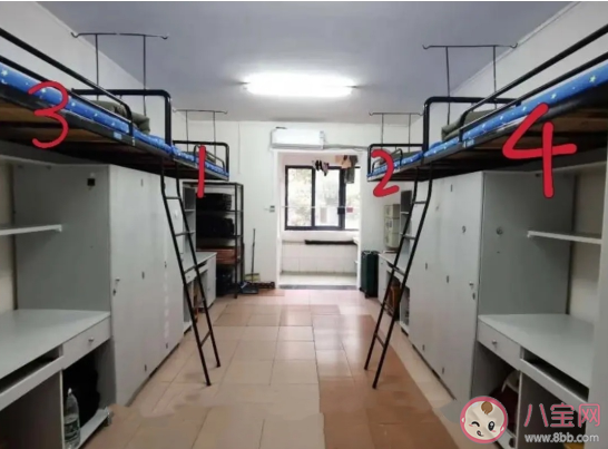 四人間怎樣選床位 ?大學選床位要避開什么