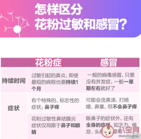 怎么區分花粉過敏和感冒 為什么花粉過敏的人越來越多 怎么區分花粉過敏和感冒 為什么花粉過敏的人越來越多