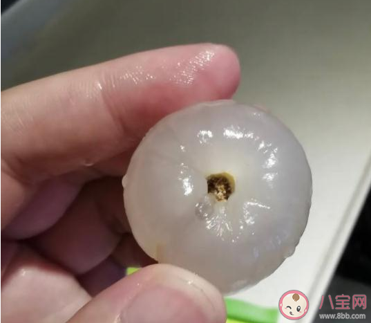荔枝里真的有蟲嗎 荔枝蒂部的黑色物質(zhì)是蟲糞嗎