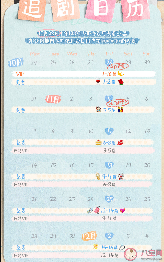 《遇見你之后》追劇日歷 《遇見你之后》更新時間表