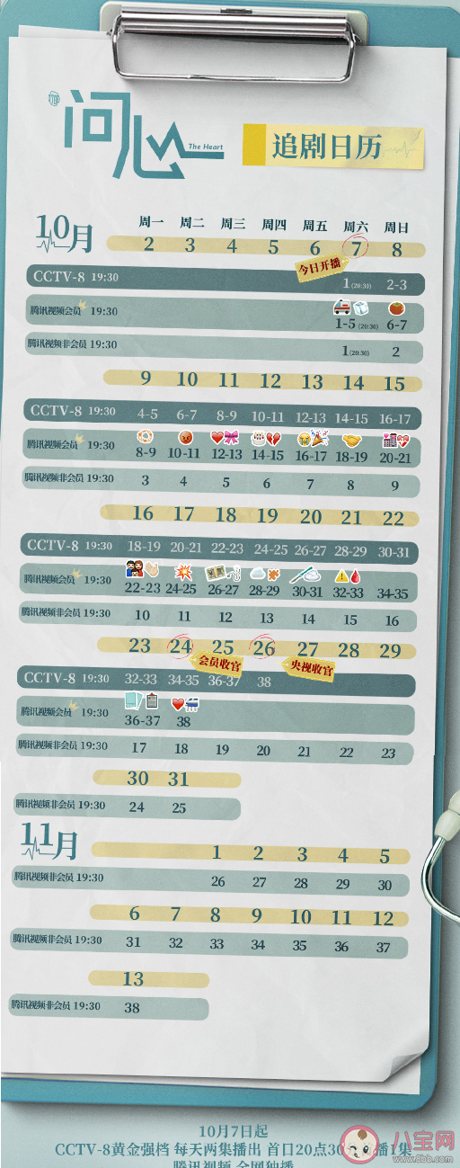 電視劇《問心》追劇日歷 《問心》更新時間表