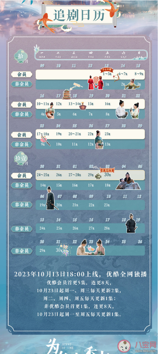 《為有暗香來》追劇日歷 《為有暗香來》更新時間表
